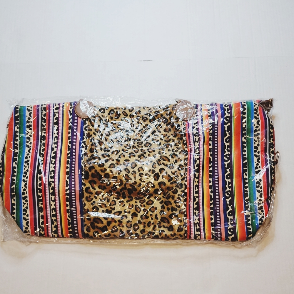 Aztec Animal Print Duffle Bag - Picture 2 of 4